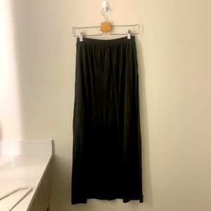 Dark Green Maxi Skirt